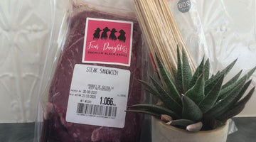 JULIE’S SATAY BEEF SKEWERS – using Sandwich steaks or Roast beef
