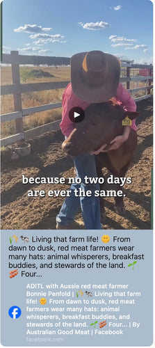 Australian Good Meat - A Day in the life of a Red Meat Producer