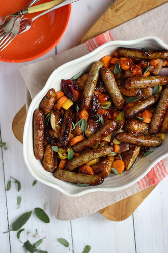 Marmalade Baked Sausages