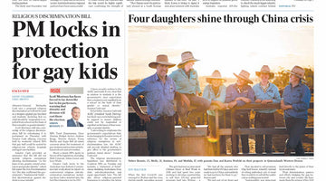 The Australian - Four Daughters shine through China crisis
