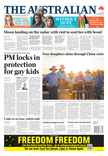 The Australian - Four Daughters shine through China crisis