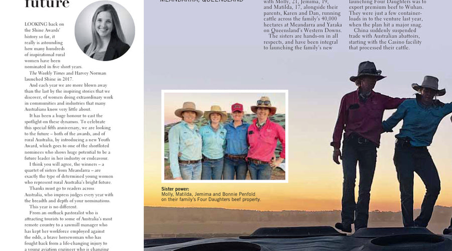 The Weekly Times - Shine Youth Award Winners 2021