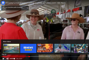 ABC News -Beef Week Growing number of women beefing up global agriculture event - Matilda and Jemima Penfold