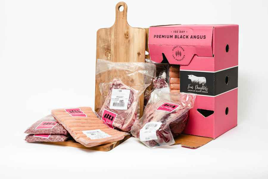 150 Day Premium Black Angus Beef Box - June Delivery 14th, 15th, 16th